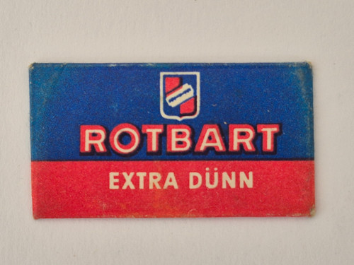 Alte rasierklinge rotbart - rasierklinge,