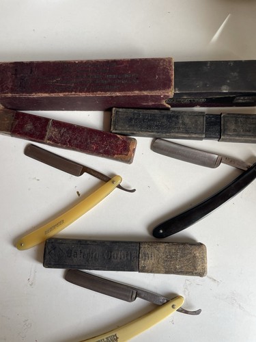 Alte rasiermesser mit hülle - rasiermesser,
