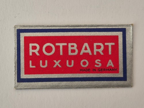 Alte rasierklinge rotbart - rasierklinge,